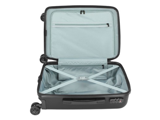 Чемодан BUGATTI КАЛЛИСТО | KALLISTO, чёрный, АБС-пластик, 35,5х23х53,5 см, 40 л с нанесением логотипа с нанесением логотипа