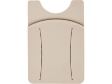 Картхолдер для телефона с держателем Trighold, бежевый