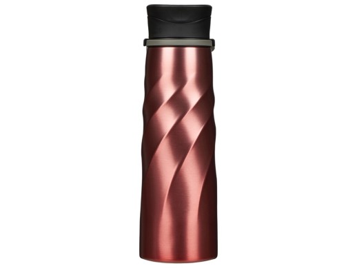 Бутылка для воды Athletica, 1000 мл, нержавеющая сталь, красный с нанесением логотипа с нанесением логотипа