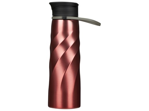 Бутылка для воды Athletica, 1000 мл, нержавеющая сталь, красный с нанесением логотипа с нанесением логотипа