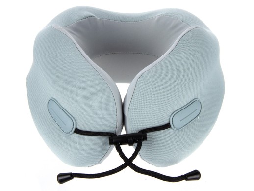 Подушка для путешествий с эффектом памяти Memo Pillow PRO M/L English Blue