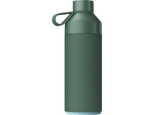 Бутылка для воды Big Ocean Bottle объемом 1000 мл с вакуумной изоляцией, зеленый с нанесением логотипа с нанесением логотипа
