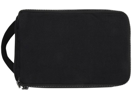 Органайзер для туалетных принадлежностей из переработанного материала Pack 500 г/м² Aware™ - сплошной черный