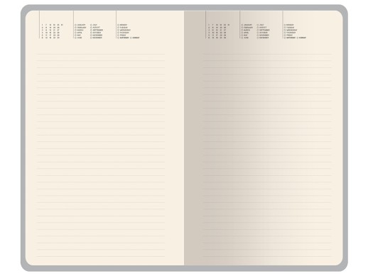 Ежедневник недатированный А5 Valencia, черный