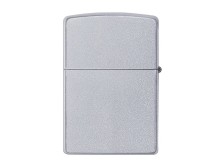 Зажигалка ZIPPO Classic с покрытием Satin Chrome™, латунь/сталь, серебристая, матовая, 38x13x57 мм