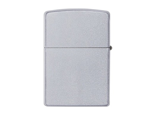 Зажигалка ZIPPO Classic с покрытием Satin Chrome™, латунь/сталь, серебристая, матовая, 38x13x57 мм