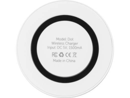 Беспроводное зарядное устройство Dot, 5 Вт, белый/черный