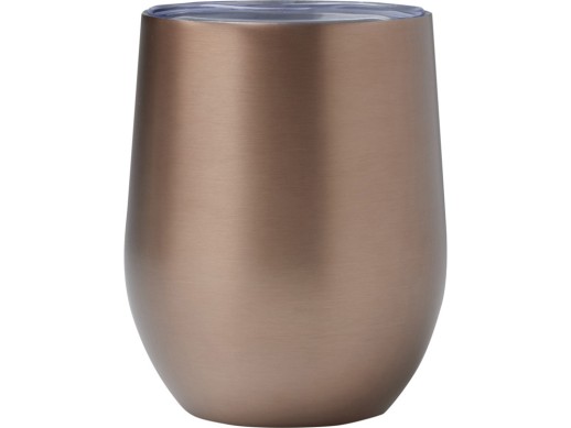 Corzo медная чашка с вакуумной изоляцией, сертифицированная согласно RCS, 350 мл - Бронзовый с нанесением логотипа с нанесением логотипа