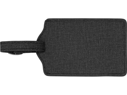 Багажная бирка Consul, темно-серый с нанесением логотипа с нанесением логотипа