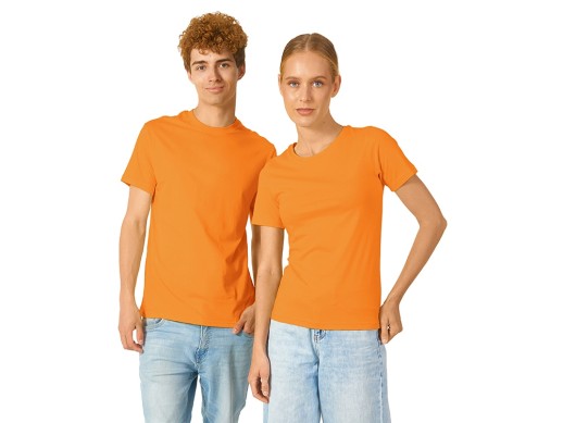 Футболка Heavy Super Club с боковыми швами, мужская, оранжевый с нанесением логотипа с нанесением логотипа