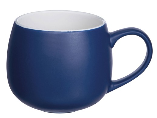 Кружка круглой формы Verlo, 410мл, нейви (P)