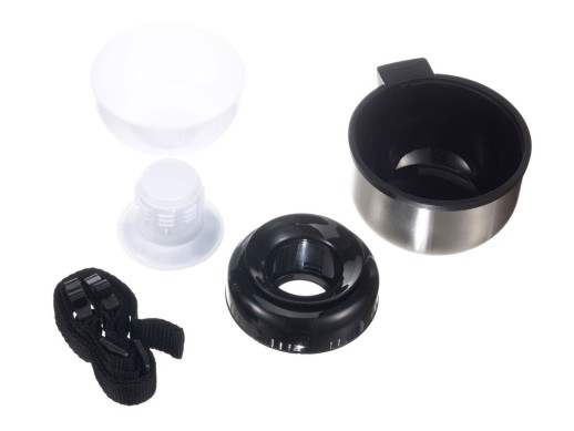 Термос Stinger, 1 л, широкий с ручкой, нержавеющая сталь, серебристый, 12,2 х 10,5 х 23,3 см с нанесением логотипа с нанесением логотипа