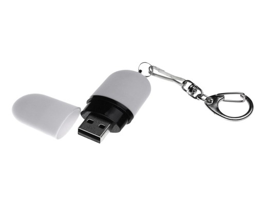 Флешка Goutte Soft-touch на 8 Гб, белый