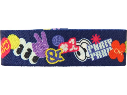 Эластичный браслет с возможностью полноцветной печати с нанесением логотипа с нанесением логотипа