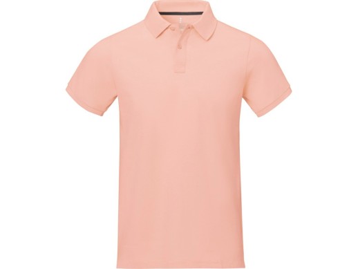 Calgary мужская рубашка-поло с коротким рукавом, pale blush pink
