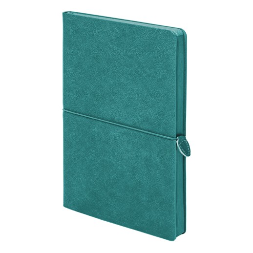 Ежедневник недатированный Fusion, А5, бирюзовый, кремовый блок в линейку 24725/07