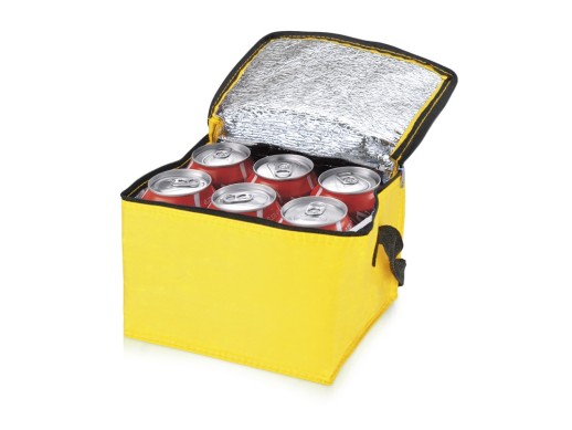 Сумка-холодильник Ороро, желтый с нанесением логотипа с нанесением логотипа