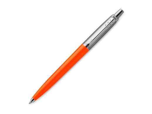 Шариковая ручка Parker Jotter ORIGINALS ORANGE CT, стержень: M blue ЭКО-УПАКОВКА с нанесением логотипа с нанесением логотипа
