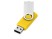 Флеш-карта USB 2.0 8 ГБ Квебек, желтый с нанесением логотипа с нанесением логотипа
