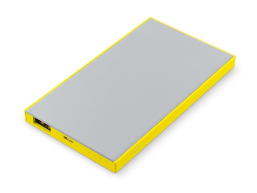 Внешний аккумулятор Rombica NEO NS50Y, желтый с нанесением логотипа с нанесением логотипа