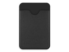 Чехол-картхолдер Favor на клеевой основе на телефон для пластиковых карт и и карт доступа, черный