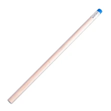 Карандаш чернографитный круглый SIMPLE с ластиком, HB, бежевый/белый ,   1107/01