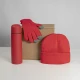 Набор подарочный GET WARM: перчатки, шапка, термос; красный   39531/08