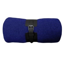 Плед Belt; т.синий; 130 х 180 см; 100% акрил, с поясом -  2408/26