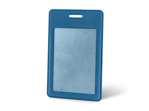 Вертикальный карман из экокожи для карты Favor, синий