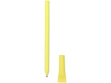 Ручка картонная с колпачком Recycled, желтый