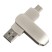 USB flash-карта CIRCLE OTG Type-C (8Гб), серебристая, 6,5х1,5х0,82 см, металл   19340_8Gb с нанесением логотипа с нанесением логотипа