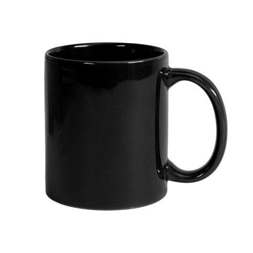 Кружка DECOL для деколи, 330 мл, d=82 мм, премиум, черная 23516/35