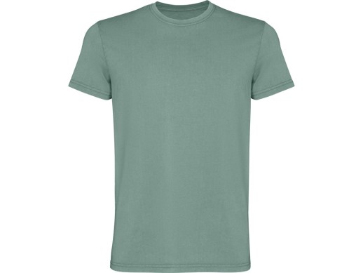 Футболка Corgi мужская, сине-зеленый выстиранный с нанесением логотипа с нанесением логотипа