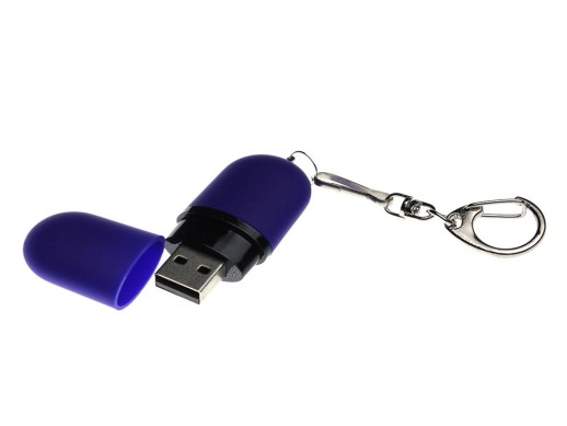 Флешка Goutte Soft-touch на 8 Гб, синий