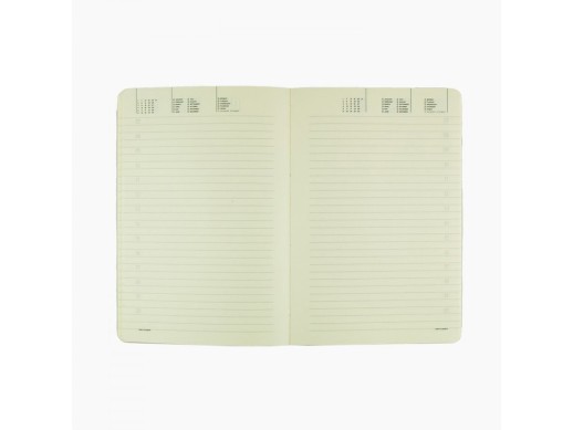 Ежедневник А5 недатированный Megapolis Velvet Flex, зефирный мятный с нанесением логотипа с нанесением логотипа