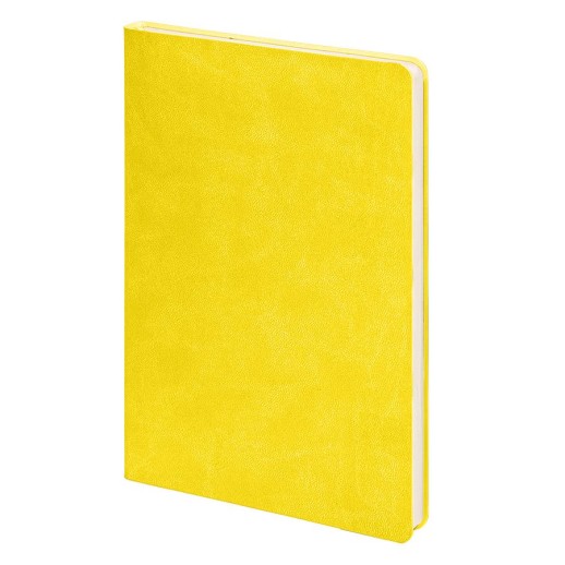Бизнес-блокнот FUNKY, 130*210 мм, желтый, серый форзац, мягкая обложка, блок в линейку ,   21209/03/30