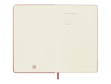 Записная книжка 12 месяцев на 2024 год, в твердой обложке, красный, Large, 13х21