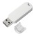 USB flash-карта UNIVERSAL (8Гб), белая, 5,8х1,7х0,6 см, пластик   19330_8Gb/01 с нанесением логотипа с нанесением логотипа