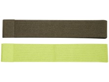 Набор из 2-х лент-эспандеров Grip - Лайм / Зеленый лесной