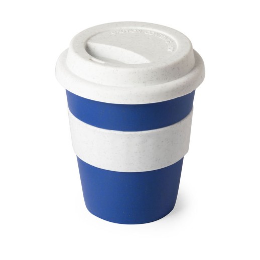 Стакан FLIKER с крышкой, полипропилен с бамбуковым волокном,силикон   346376/24