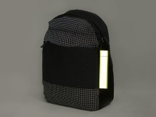 Светоотражающий брелок Reflector, серебристый/неоновый зеленый