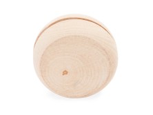 Деревянное йо-йо ROSKO с белым шнуром длиной 75 см, натуральный