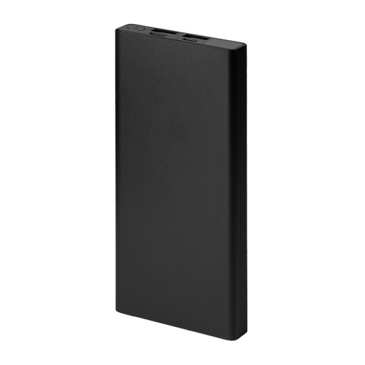 Универсальный аккумулятор Iron line 10 (10000 мАч), металл, черный, 14,7х6.6х1,5 см   37179/35