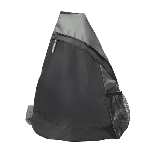 Рюкзак Pick чёрный/серый, 41 x 32 см, 100% полиэстер 210D   16778/35/29 с нанесением логотипа с нанесением логотипа
