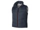 Жилет Vigour женский, темно-синий/стальной с нанесением логотипа с нанесением логотипа