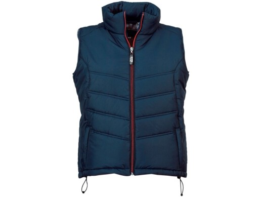 Жилет женский, Slazenger, темно-синий/стальной с нанесением логотипа с нанесением логотипа