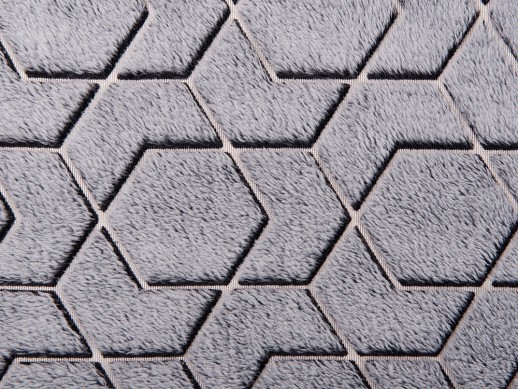 Светящийся в темноте плед Lattice черный