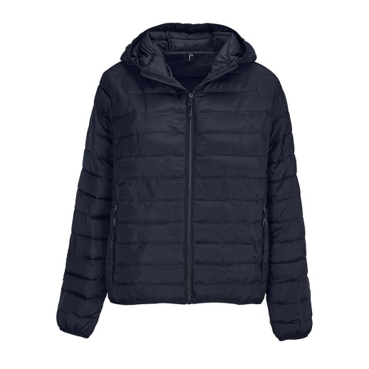 Куртка женская STREAM HOODED 280 Т -  704445.319 с нанесением логотипа с нанесением логотипа
