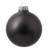 Стеклянный елочный шар Christmas bauble, черный металлик, с серебристым колпачком в черной коробке