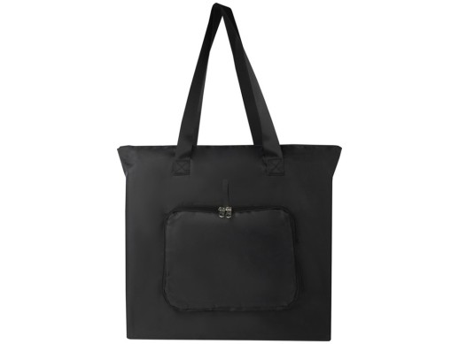 EcoFold Складная эко-сумка из RPET 16 л - сплошной черный